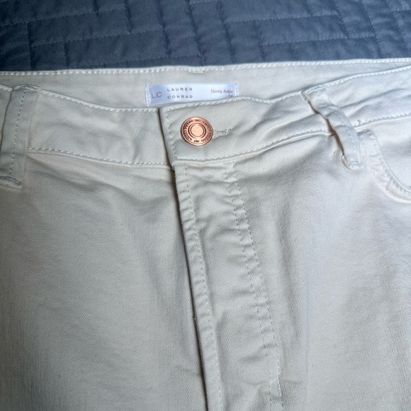 Lauren Conrad Ivory Jeans Size 18 - Picture 6 of 6